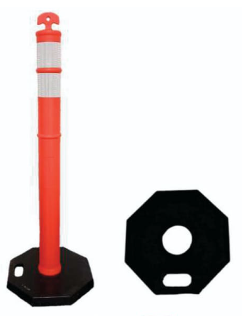 POSTE ALINEADOR TIPO GANCHO